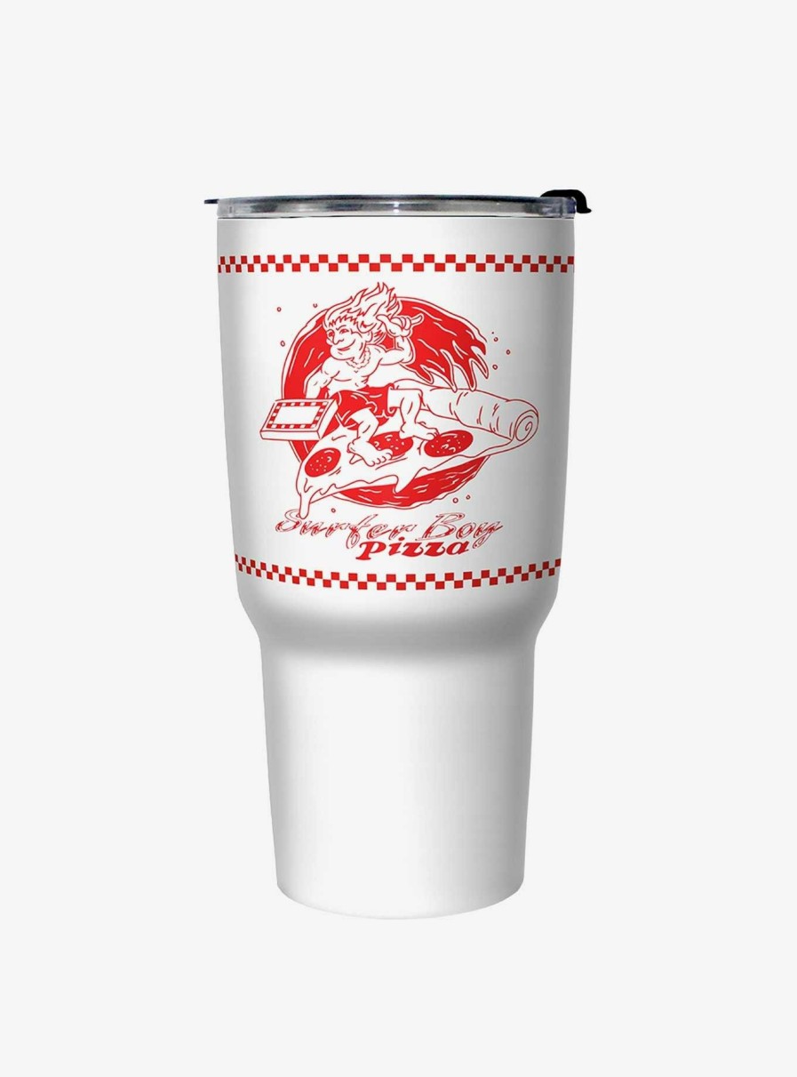 Kitchen * | Stranger Things Surfer Boy Pizza Travel Mug Discount