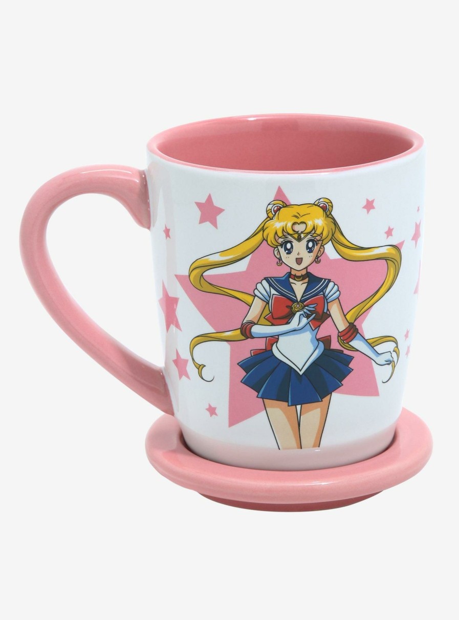 Kitchen * | Pretty Guardian Sailor Moon Star Portrait Mug & Coaster Best-Selling