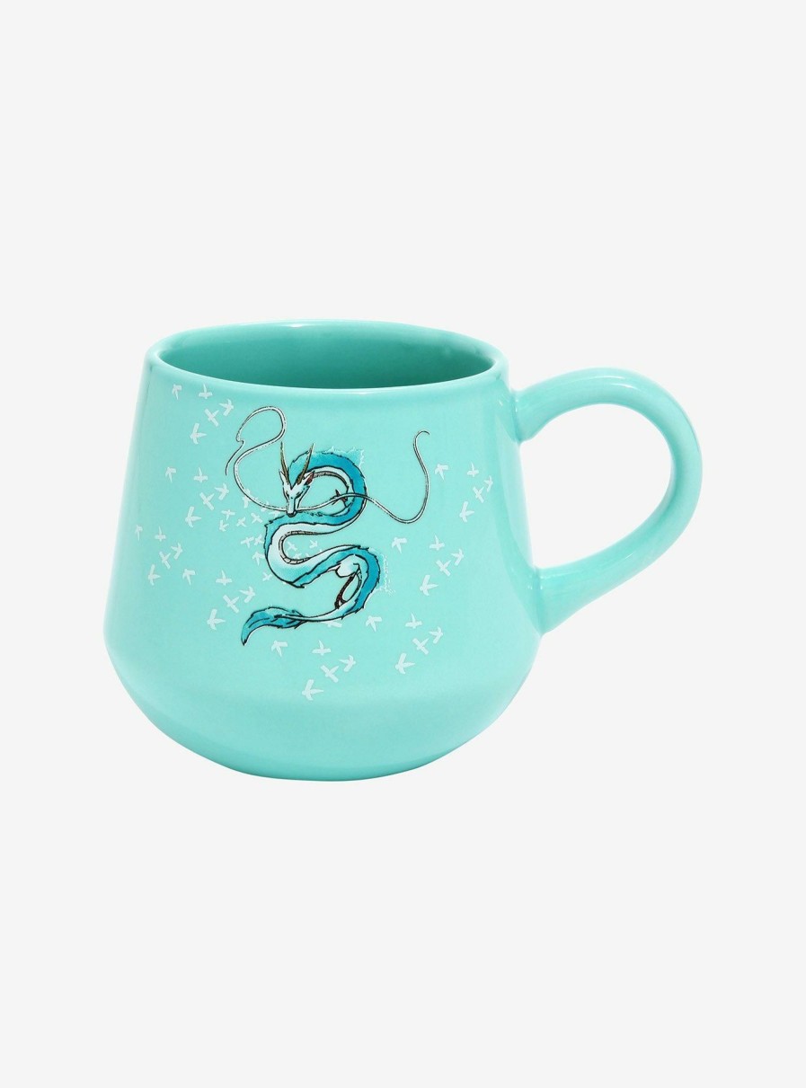 Kitchen * | Studio Ghibli Spirited Away Haku With Paper Birds Mug Boxlunch Exclusive Latest Fashion