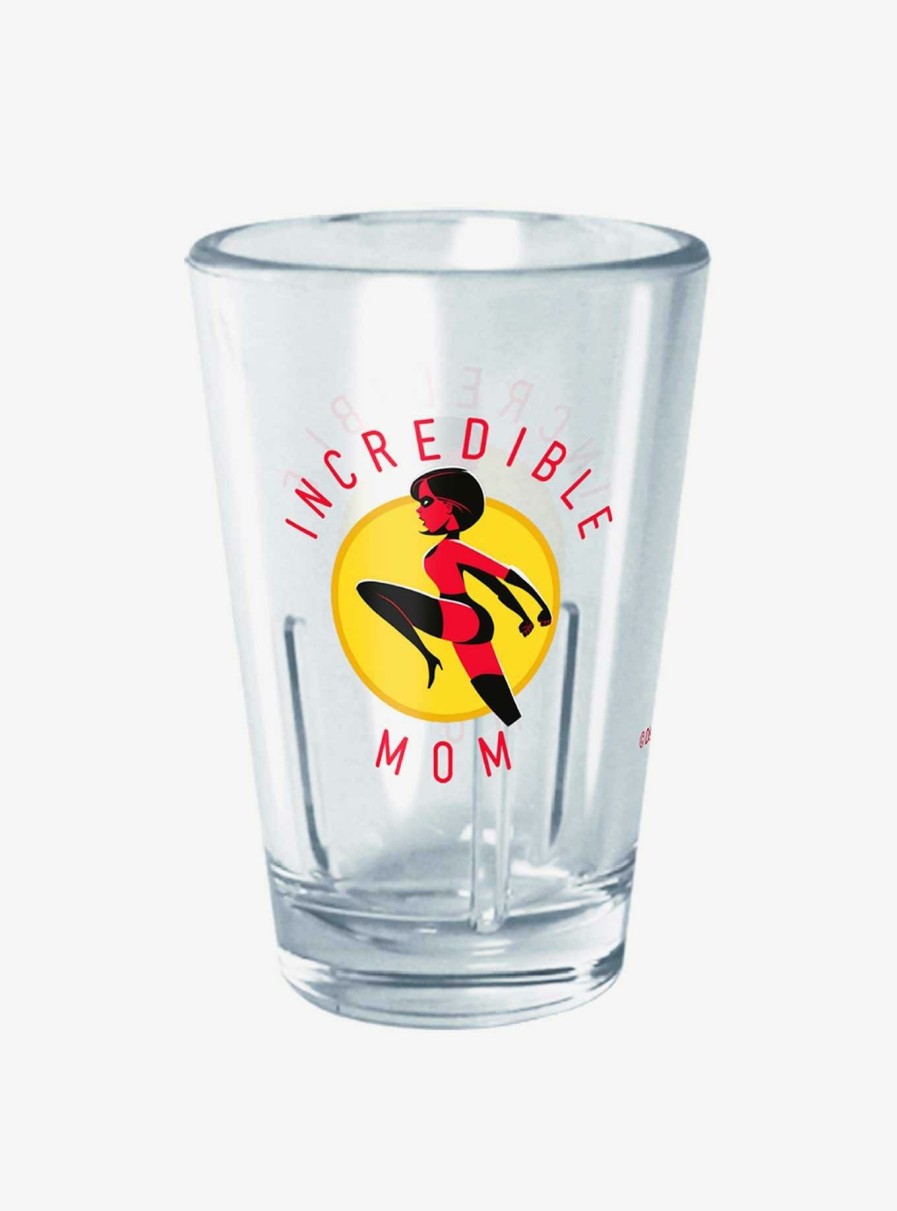 Kitchen * | Disney Pixar The Incredibles Incredible Mom Mini Glass Fire Sale