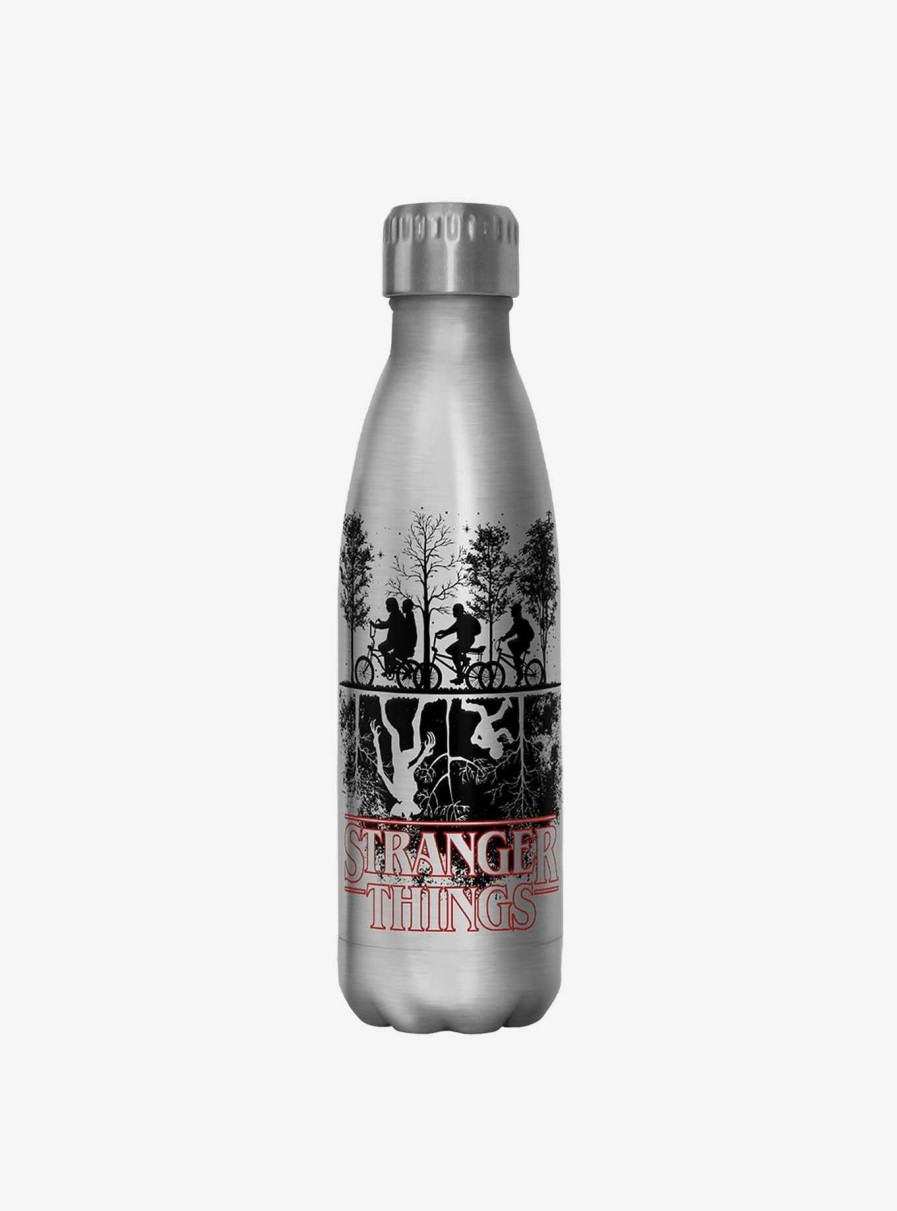 Kitchen * | Stranger Things Upside Down Stainless Steel Water Bottle Sale Online