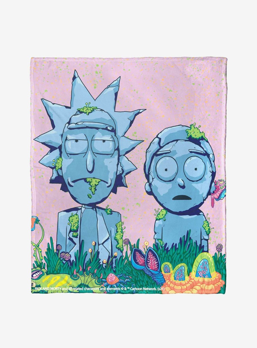 Bedroom * | Rick And Morty Made Of Stone Throw Blanket Less Expensive