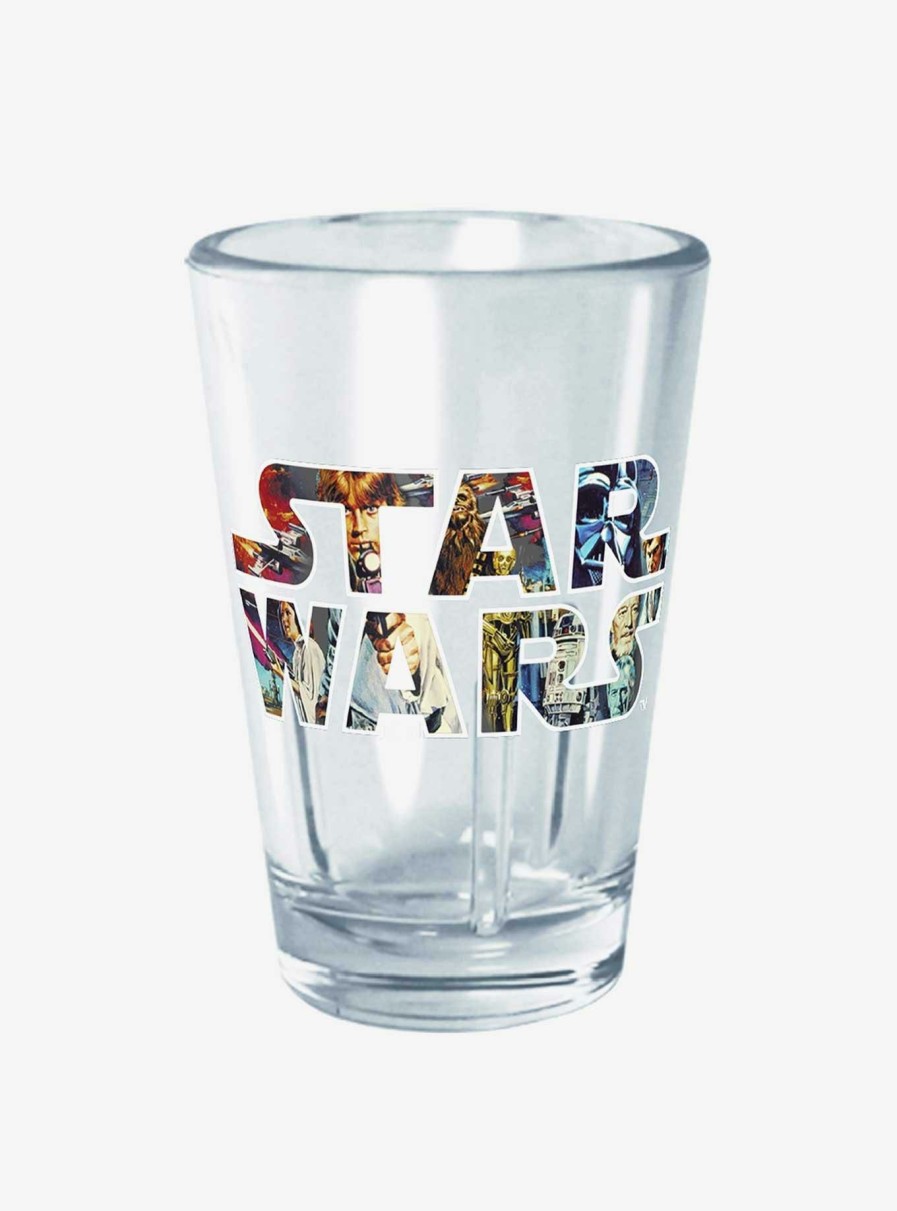 Kitchen * | Star Wars Epic Logo Mini Glass Sale Online