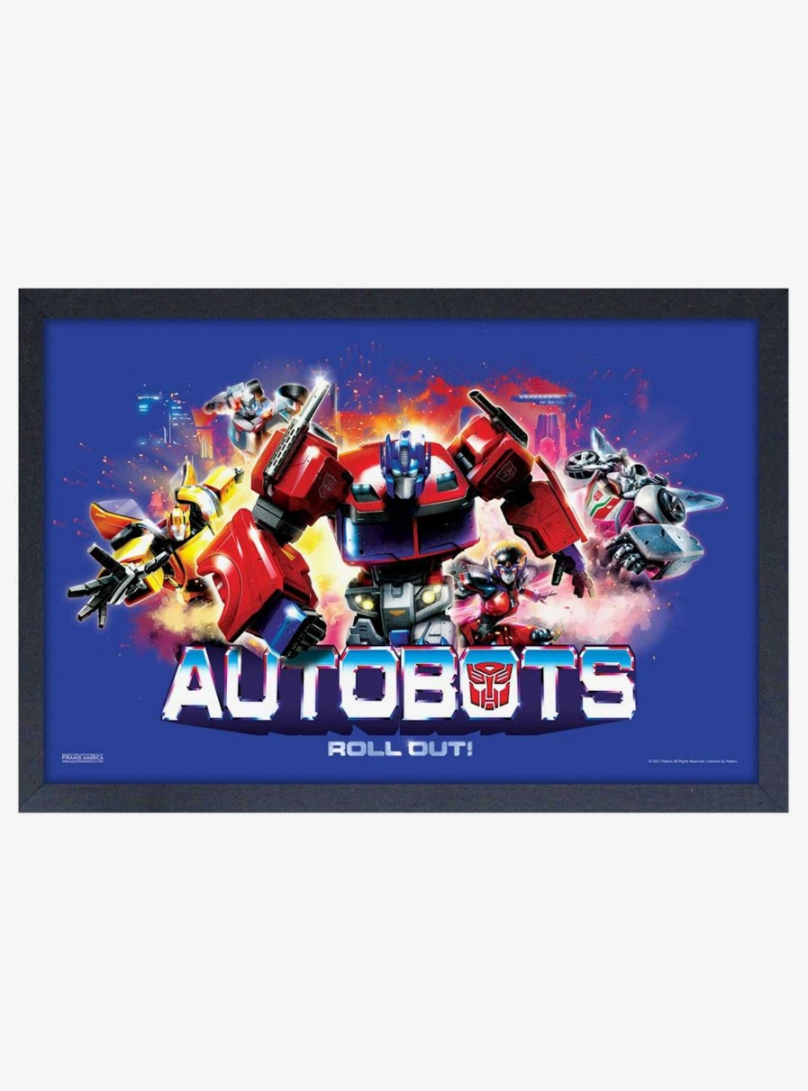 Decor * | Transformers Autobots Framed Wood Wall Art Sale Online