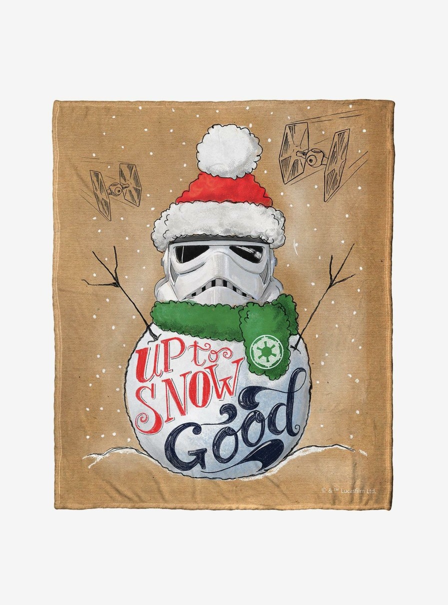 Bedroom * | Star Wars Snow Good Throw Blanket Less Expensive