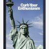 Decor * | Curb Your Enthusiasm Liberty Framed Wood Poster Fire Sale