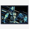 Decor * | Marvel Thor Love And Thunder Cosmic Thor Framed Wood Poster Hot Sale