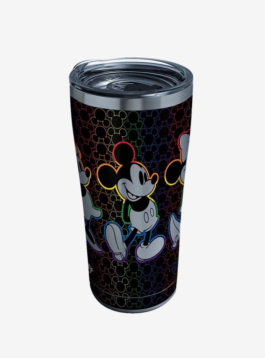 Kitchen * | Disney Mickey And Minnie Rainbow 20Oz Stainless Steel Tumbler With Lid Less Expensive