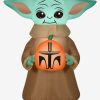 Decor * | Star Wars The Mandalorian The Child Pumpkin Inflatable Decor Best-Selling