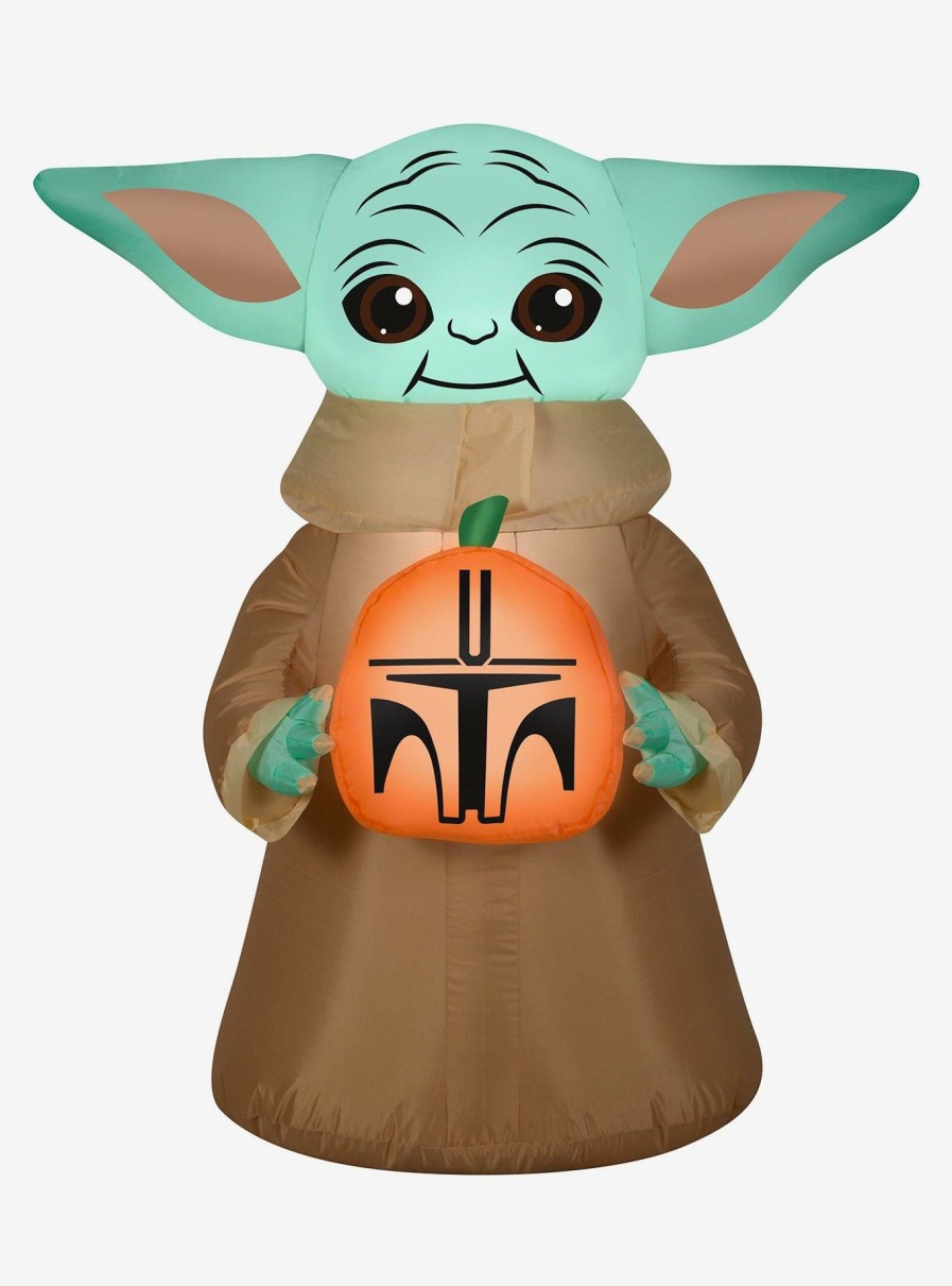 Decor * | Star Wars The Mandalorian The Child Pumpkin Inflatable Decor Best-Selling