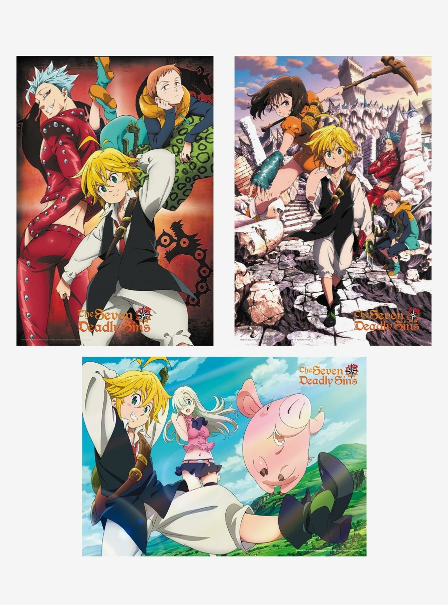 Decor * | The Seven Deadly Sins Sins Mini Poster Pack Bargain Sale