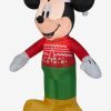 Decor * | Disney Mickey Mouse Mickey In Ugly Sweater Small Airblown Large Choice