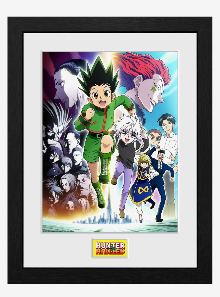 Decor * | Hunter X Hunter Running Framed Poster Latest