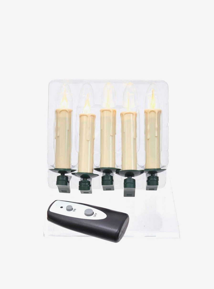 Decor * | Battery Operated Light Warm White Candle Light Set New Threads